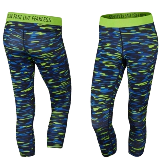 Nike Relay Dri Fit Running Crop Leggings Size XS - Picture 1 of 10